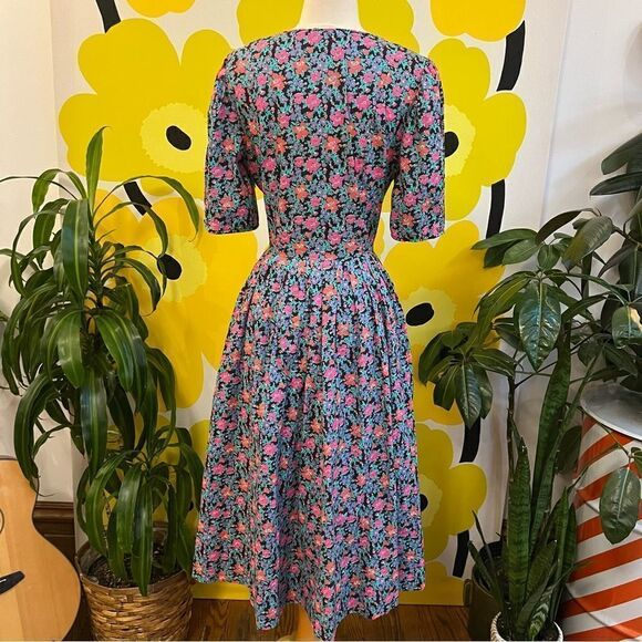 RARE Vintage 80s 90s Mommy & Me Matching Laura Ashley Mother & Child Dress SET - Picture 5 of 11